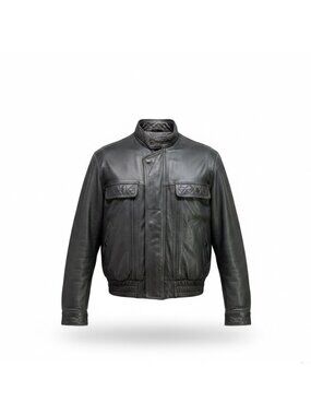Firstgear Mens Black Nylon Motorcycle Jacket Riding Protective Outerwear Sz XL